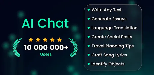 AI Chat・Ask Chatbot Assistant background