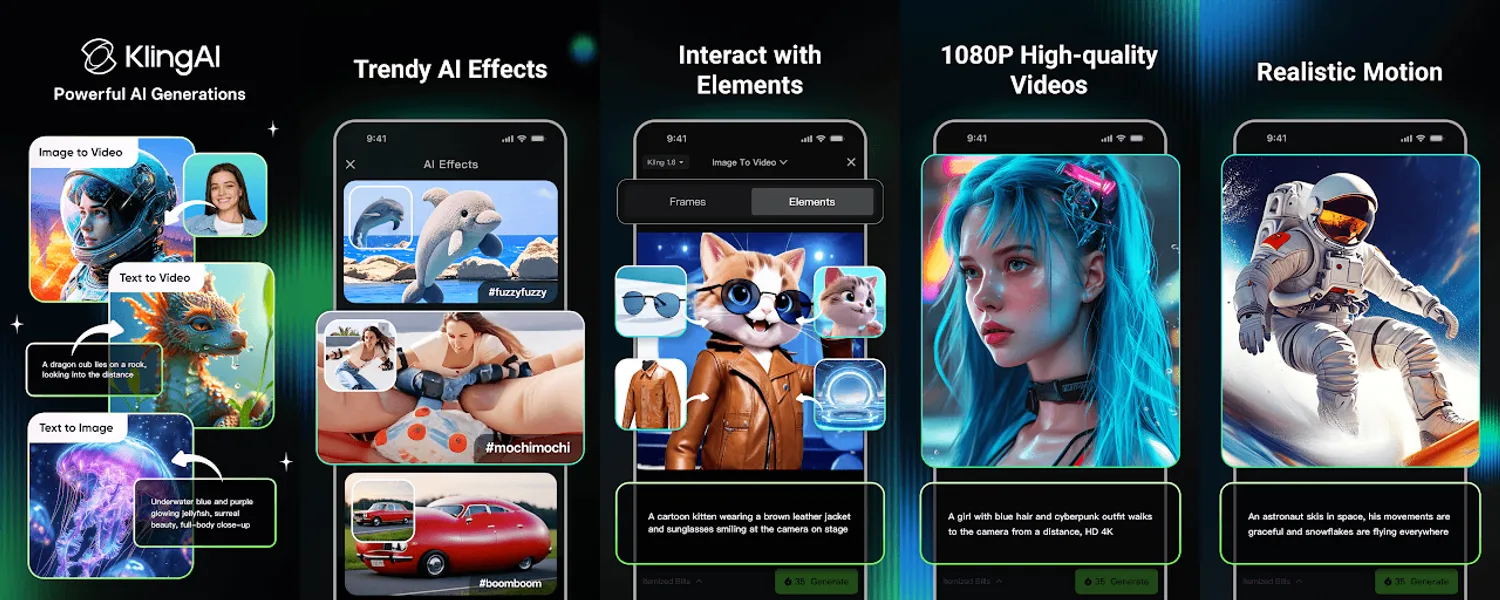 Kling AI: AI Image&Video Maker screenshots