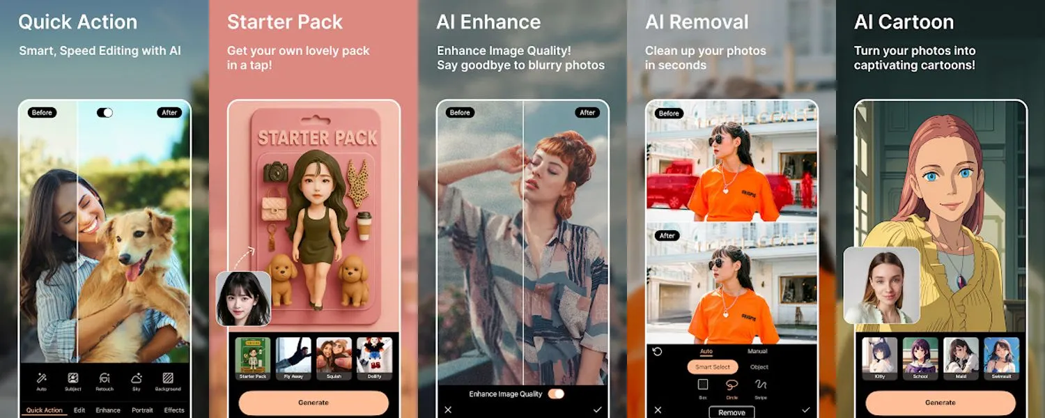 PhotoDirector: AI Photo Editor screenshots